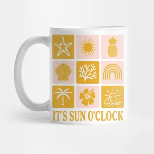 It's Sun O'Clock Summer themed Design Mug